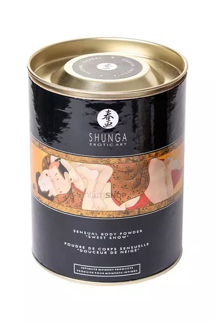 Пудра для тела Shunga Sweet Snow Клубника с шампанским, 228 г